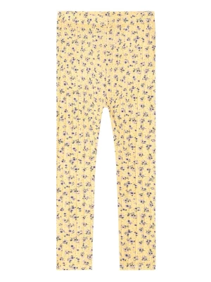 name it Legginsy "Jaida" w kolorze żółto-fioletowym rozmiar: 98