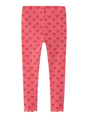 name it Legginsy "Karinna" w kolorze czerwonym rozmiar: 116