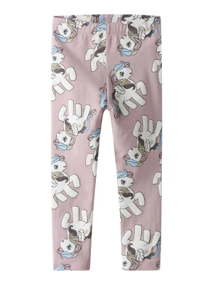 name it Legginsy "Omba" w kolorze jasnoróżowym rozmiar: 110