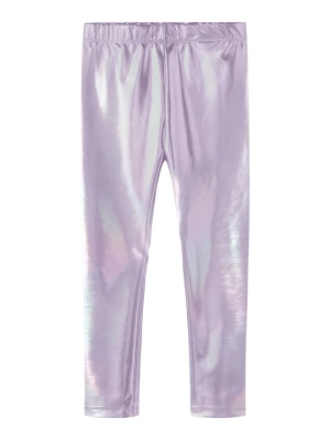 name it Legginsy "Rispa" w kolorze fioletowym rozmiar: 104