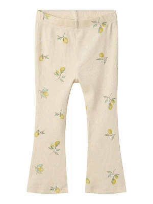 name it Legginsy w kolorze beżowym rozmiar: 110