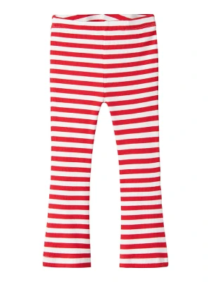 name it Legginsy w kolorze czerwono-białym rozmiar: 128