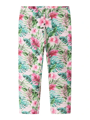 name it Legginsy w kolorze zielono-jasnoróżowym rozmiar: 104