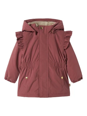 Zdjęcie produktu name it Parka "Snow" w kolorze jasnobrązowym rozmiar: 116