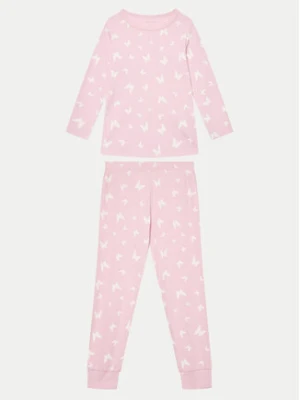 NAME IT Piżama 13232976 Różowy Regular Fit