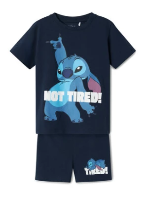 NAME IT Piżama Stitch 13243004 Granatowy Regular Fit