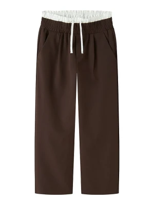 name it Spodnie "Ojetta" w kolorze brązowym rozmiar: 134