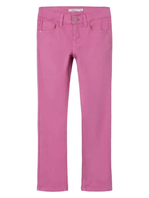 name it Spodnie "Salli" w kolorze różowym rozmiar: 164