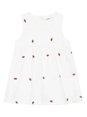 NAME IT Sukienka codzienna Derilla 13240054 Biały Regular Fit