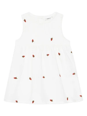 NAME IT Sukienka codzienna Derilla 13240054 Biały Regular Fit