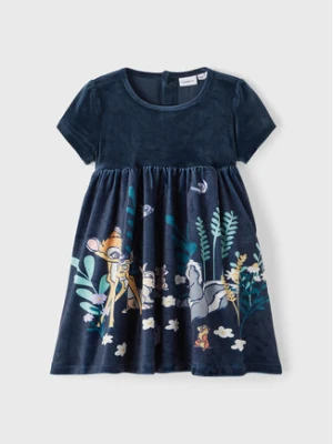 NAME IT Sukienka codzienna DISNEY 13210718 Granatowy Regular Fit
