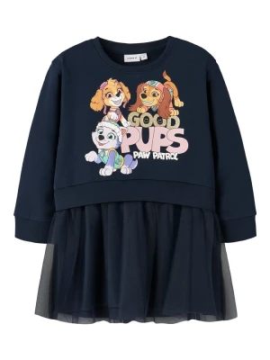 name it Sukienka dresowa "Paw Patrol" w kolorze granatowym rozmiar: 98