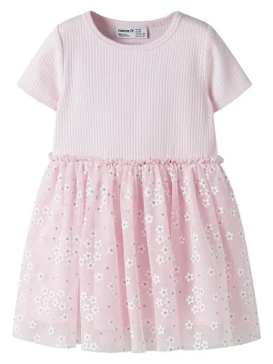 name it Sukienka "Floral" w kolorze jasnoróżowym rozmiar: 110