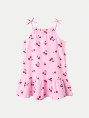 NAME IT Sukienka letnia Zally 13241114 Różowy Regular Fit