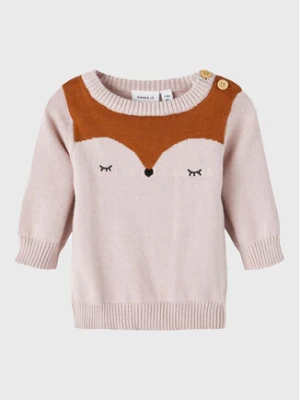 NAME IT Sweter 13207072 Różowy Regular Fit