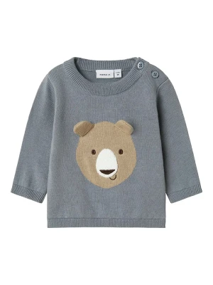 name it Sweter "Berrys" w kolorze szarym rozmiar: 80