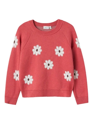 name it Sweter "Leia" w kolorze czerwonym rozmiar: 98