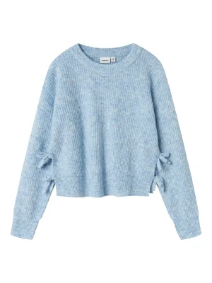 name it Sweter "Linnea" w kolorze błękitnym rozmiar: 134/140