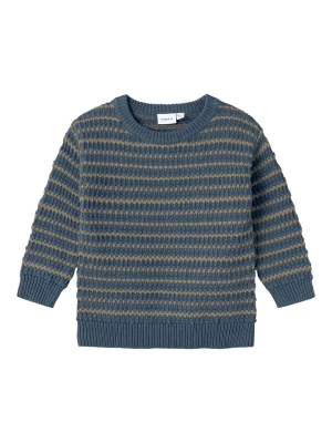 name it Sweter "Nevo" w kolorze niebieskim rozmiar: 86