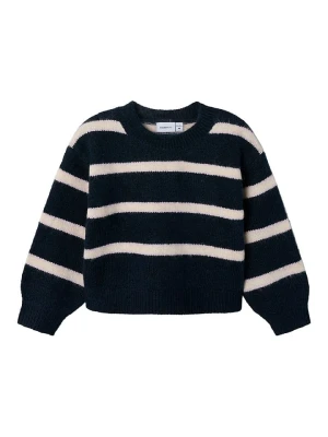 name it Sweter "Olenska" w kolorze czarno-kremowym rozmiar: 116
