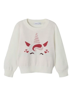 name it Sweter w kolorze białym rozmiar: 92