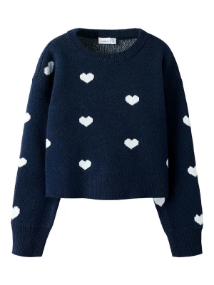 name it Sweter w kolorze granatowym rozmiar: 116