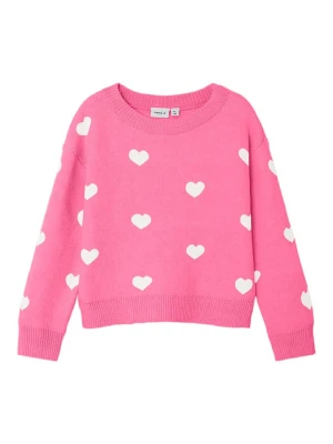 name it Sweter w kolorze różowym rozmiar: 98