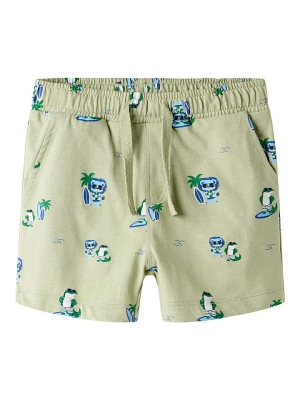 name it Szorty dresowe "Jaxon" w kolorze khaki rozmiar: 122