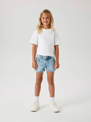 name it Szorty dżinsowe - Slim fit - w kolorze błękitnym rozmiar: 146