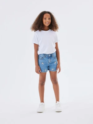 name it Szorty dżinsowe - Slim fit - w kolorze niebieskim rozmiar: 98