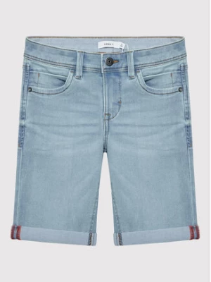 NAME IT Szorty jeansowe 13150022 Niebieski Slim Fit