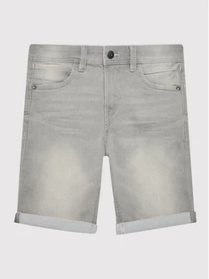 NAME IT Szorty jeansowe 13150022 Szary Slim Fit