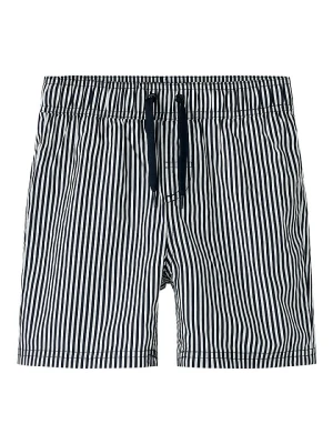name it Szorty kąpielowe "Zeer" w kolorze czarno-białym rozmiar: 98