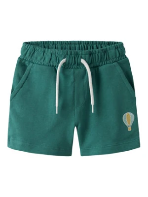 NAME IT Szorty sportowe Fritzo 13238144 Zielony Regular Fit
