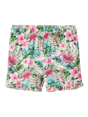 name it Szorty w kolorze zielono-jasnoróżowym rozmiar: 98