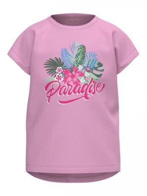 NAME IT T-Shirt 13215239 Różowy Regular Fit