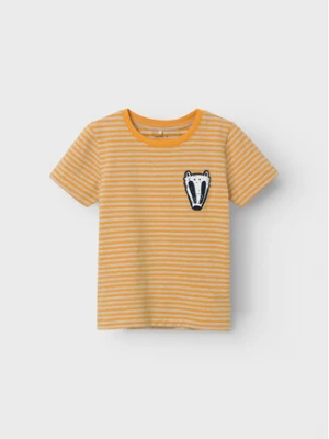 NAME IT T-Shirt 13219357 Żółty Regular Fit