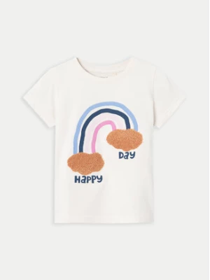 NAME IT T-Shirt 13232087 Écru Regular Fit