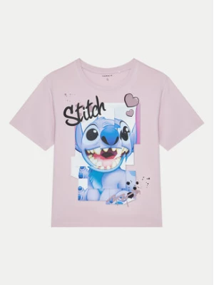 NAME IT T-Shirt 13238482 Różowy Regular Fit