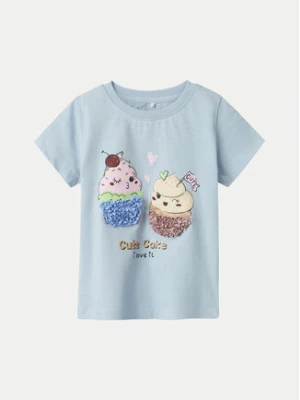 NAME IT T-Shirt Bethany 13237842 Niebieski Regular Fit