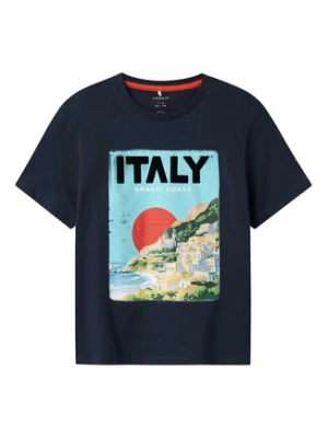 NAME IT T-Shirt Famma 13241224 Granatowy Regular Fit