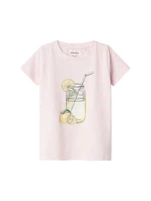 NAME IT T-Shirt Foji 13241048 Różowy Standard Fit