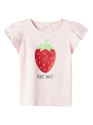 NAME IT T-Shirt Folly 13241045 Różowy Standard Fit