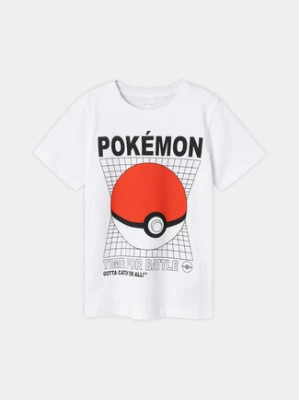 NAME IT T-Shirt POKEMON 13230851 Biały Regular Fit