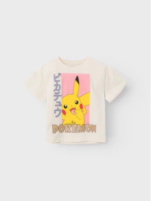 NAME IT T-Shirt POKEMON Nabina 13226495 Biały Loose Fit