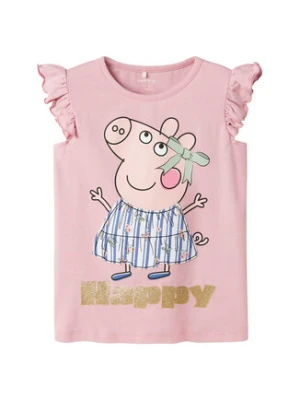 NAME IT Top Peppa 13242959 Różowy Regular Fit