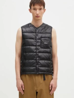 Nanga bezrękawnik puchowy Inner Down Vest męski kolor czarny przejściowy ND2441.1A900.A