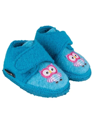 NANGA Kapcie "Little Owls" w kolorze błękitnym rozmiar: 20