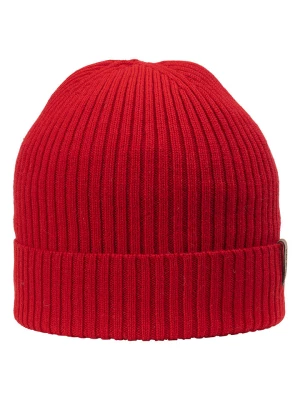 NANGA Wełniana czapka beanie "Lechtal" w kolorze czerwonym rozmiar: onesize