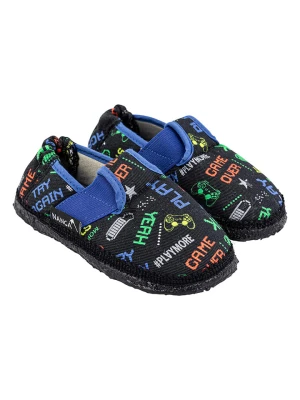 Nanga shoes Kapcie w kolorze czarnym ze wzorem rozmiar: 26